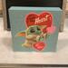 Disney Accents | Disney Star Wars Valentines Yoda Wall Decor | Color: Green/Pink | Size: Os