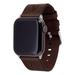 Brown Los Angeles Angels Leather Apple Watch Band