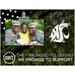 Washington State Cougars 10'' x Operation Hat Trick Clip Frame