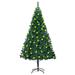 The Holiday Aisle® Artificial Pre-lit Christmas Tree w/ Thick Branches Party Decoration, Metal in Green | 23.6 W in | Wayfair