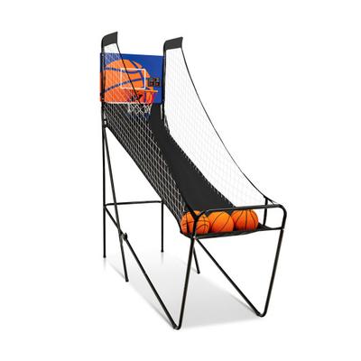 Costway Foldable Single Shot Basketball Arcade Game with Electronic Scorer and Basketballs