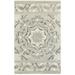 Style Haven Celena Undyed Wool Hand-crafted Floret Medallion Area Rug