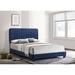 Lodi Velvet Upholstered Channel Tufted Full Panel Bed