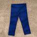 Under Armour Pants & Jumpsuits | Blue/Purple Striped Under Armour Capri Leggings | Color: Blue/Purple | Size: S