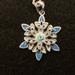 Disney Jewelry | Disney Frozen Snowflake Pendant Necklace | Color: Blue/Silver | Size: Os