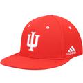 Men's adidas Crimson Indiana Hoosiers On-Field Baseball Fitted Hat