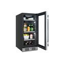 Avallon 24 In. 86 Cans Undercounter Beverage Cooler In Stainless Steel Glass | 34.125 H x 15 W x 23.437 D in | Wayfair ABR152SGRH