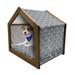 East Urban Home Wood Dog House Wood House in Brown | 32.28 H x 39.37 W x 28.35 D in | Wayfair 6B4943B292C14A1C9B689D40CD50C47E