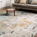 White 95 x 0.25 in Area Rug - Trent Austin Design® Liddle Abstract Stone/Slate Area Rug | 95 W x 0.25 D in | Wayfair