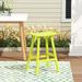 Rosalind Wheeler Waretown Patio Bar Stool Plastic in Yellow | 29 H x 20.5 W x 17 D in | Wayfair E72D70C6C38D48448B2004607BCC90B4