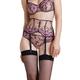 Aubade A Fleur de Toi, Taillengürtel mit Floralen Stickereien, Sexy Lingerie für Damen, Strumpfhalter, Sexy Modeaccessoire, Farbe: Romance