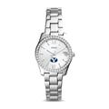 Women's Fossil Silver BYU Cougars Scarlette Mini Three-Hand Date Watch