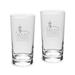 Mount St. Mary's Mountaineers 10oz. 2-Piece Highball Glass Set
