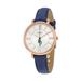 Women's Fossil Navy Baylor Bears Jacqueline Leather Watch