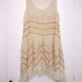 Free People Dresses | Intimately Free People Voile & Lace Trapeze Dress Small Ivory & Tan | Color: Cream/Tan | Size: S