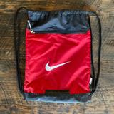 Nike Bags | Nike Drawstring Training Gym Sack Sports Bag Backpack Unisex | Color: Black/Red | Size: Os