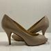 Nine West Shoes | Nine West Beige Peep Toe Heels | Color: Cream/Tan | Size: 8