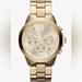 Michael Kors Jewelry | Michael Kors Oversized Gold Tone Watch; Style #5777 | Color: Gold | Size: Os