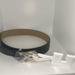 Michael Kors Accessories | Michael Kors Black Leather Mk Logo Belt Size Small Nwt | Color: Black | Size: Small