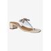 Women's Rishani Thong Sandal by J. Renee in Clear Ivory (Size 9 1/2 M)