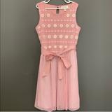 Jessica Simpson Dresses | Jessica Simpson Girls Beaded Dress | Color: Cream/Pink | Size: Mg