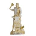 BeautifulGreekStatues Hephaestus God of fire, metalworking and the art of sculpture Gold Tone 6.69"