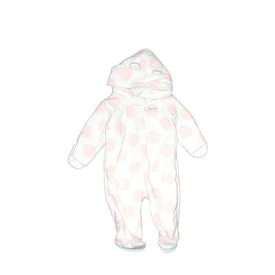 Carter's One Piece Snowsuit: White Polka Dots Sporting & Activewear - Size 6 Month