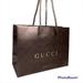 Gucci Other | Authentic Gucci Brown Small Gift/Shopping Bag | Color: Brown/Gold | Size: 9” X 6.5” X 3.75”