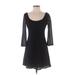 As U Wish Casual Dress - Mini: Black Dresses - Women's Size Small