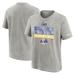 Youth Nike Heathered Gray Los Angeles Rams Super Bowl LVI Champions Locker Room Trophy Collection T-Shirt