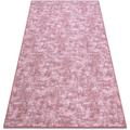 Rugsx - tappeto - moquette solid rosa cipria 60 calcestruzzo pink 100x150 cm