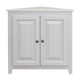 Arch+Haven Solid Wood Corner Cabinet