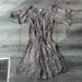 American Eagle Outfitters Dresses | Cut Out Shoulder American Eagle Dress Size Xs | Color: Black/Gray | Size: Xs