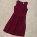 J. Crew Dresses | Burgundy Dress With Pockets | Color: Purple/Black | Size: Xxs