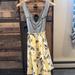 Anthropologie Dresses | Anthropologie Pinkerton Dress/Chemise Petite Small | Color: Gray/Yellow | Size: Sp