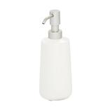 iDesign Eco Vanity Ceramic Refillable Tall Soap Dispenser Plastic in Black/Brown | 8.07 H x 3.07 W x 3.54 D in | Wayfair 28281