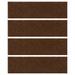 Dark Brown 8.5" L X 30" W Stair Treads - Matterly WaterHog Squares 8.5 in. x 30 in. Indoor Outdoor Stair Treads 0.25 x 30.0 W in Polyester/Rubber | Wayfair