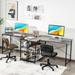 Costway 48'' Reversible L Shaped Computer Desk Home Office Table