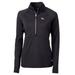 Women's Cutter & Buck Black North Carolina Central Eagles Adapt Eco Knit Half-Zip Pullover Jacket