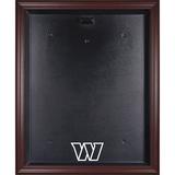 Washington Commanders Mahogany Framed Logo Jersey Display Case