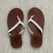 American Eagle Outfitters Shoes | American Eagle Outfitters Braided Leather Sandals | Color: Brown/White | Size: 9