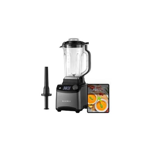 KLAMER Hochleistungsmixer 1800W, 1,75L Standmixer mit Tritan-Mixbehälter, Smoothie Maker mit 28000 U/Min, 9 Programme und 6 Klingen