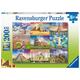 Ravensburger 13290 Italy Monuments of The World 200-teiliges Puzzle für Kinder ab 8 Jahren, Mehrfarbig, 49,3 x 36,2 x 0,2 cm