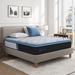 California King Medium 12" Hybrid Mattress - Avenco | 84 H x 73 W 12 D in Wayfair AC-O1SM30CLKF-HK