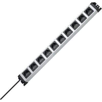 227120011 Steckdosenleiste 10fach Grau, Schwarz Schutzkontakt 1 St. - Kopp Image