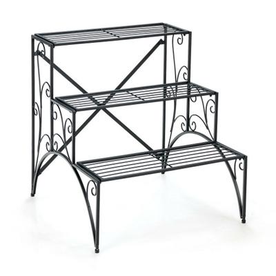 Costway 3-Tier Metal Plant Stand with Widened Grid...