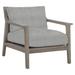 Bernhardt Ibiza Patio Chair w/ Cushions Wood in Gray | 31.46 H x 31.61 W x 36.54 D in | Wayfair O1022_6032-110