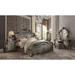 Rosdorf Park Christne Antique Platinum Queen Bed Metal in Black/Brown | 72 H x 74 W x 93 D in | Wayfair 32B1CEC0A04F46BAB6D6D196C89618DA