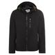 Camel Active Softshell-Jacke mit abnehmbarer Kapuze Herren black, Gr. 56, Polyester, Jacken outdoor