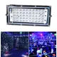 Projecteur LED UV 50W 100W lampe fluorescente noire étanche IP65 ultraviolette pour Bar Xams